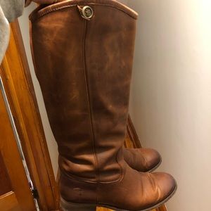 Frye Melissa Button 2 Wide Calf
